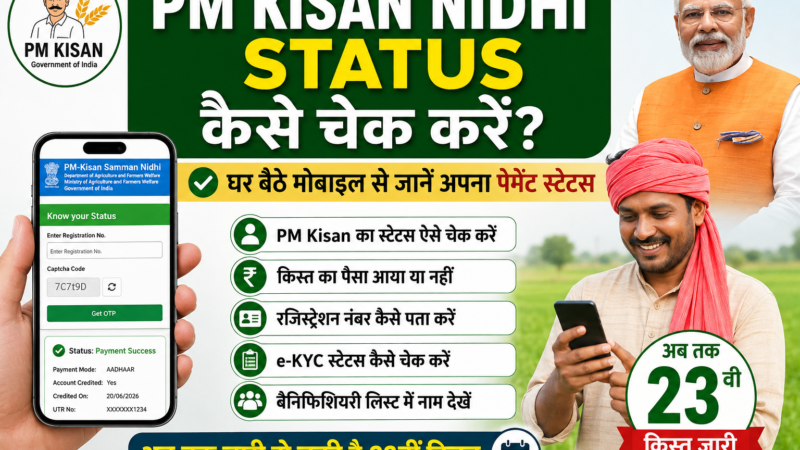 PM Kisan Nidhi Status Kaise Check Kare 2026